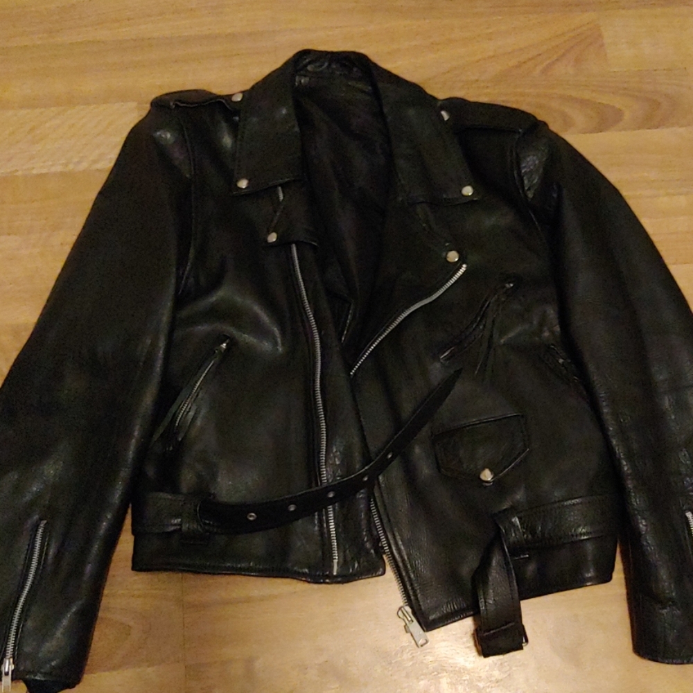 Vintage leather Bikers Jacket